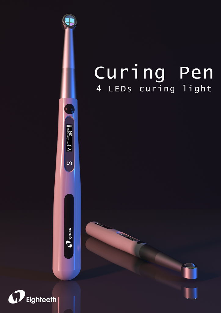 Lámpara de fotocurado 4 leds Curing Pen Eighteeth