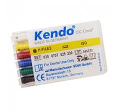 Kit 6 Limas H Manuales Endodoncia 2da Serie 45-80 Kendo Vdw - comprar online