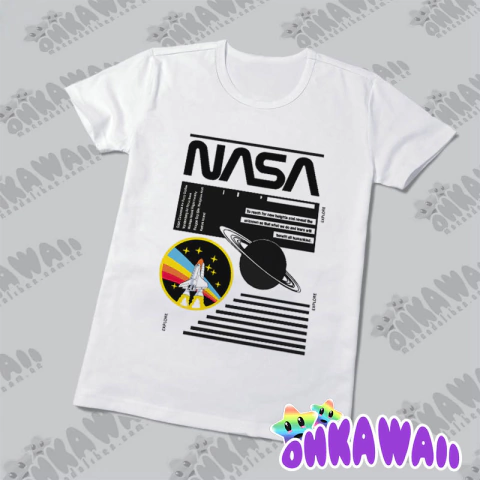 Nasa Explorer - Remera Unisex - Aesthetic Vaporwave Space
