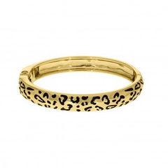 Bracelete Animal Print Banho Ouro