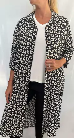 MAXI-CAMISA ROMA ESTAMPADA