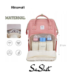 Mochila Maternal Himawari Gris Liso - Comprar en sashet