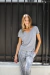 REMERA COLORS V Gris