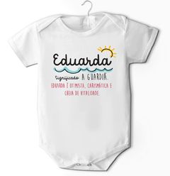 Body Bebê Eduarda - comprar online