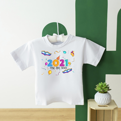 Camiseta Infantil Feliz Ano Novo - comprar online