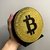 Moeda Bitcoin Decorativa Grande - comprar online