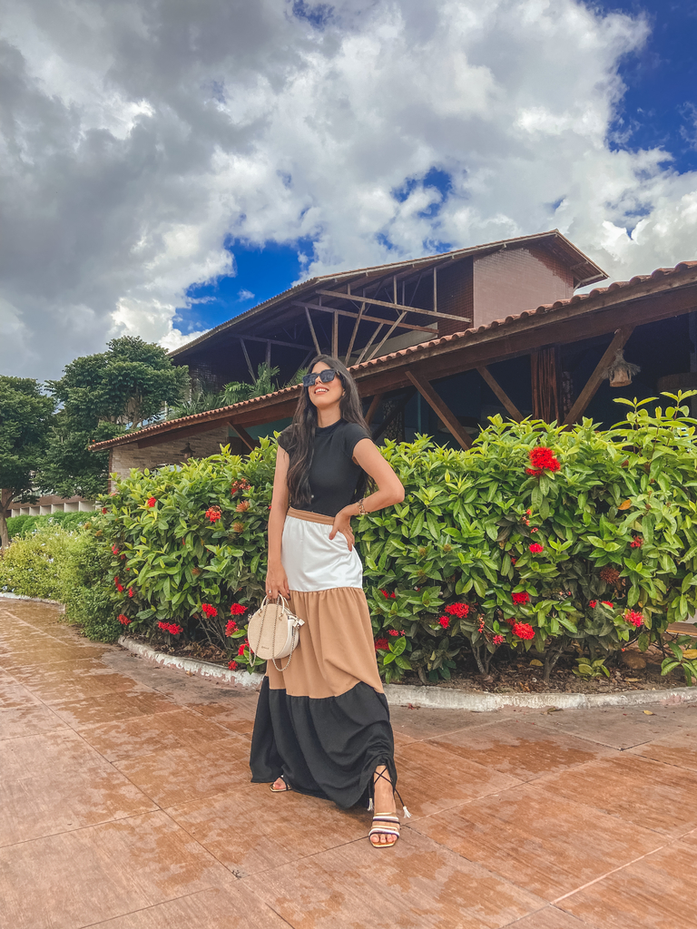 Vestido longo 3 cores - Comprar em Erica Rafaelly