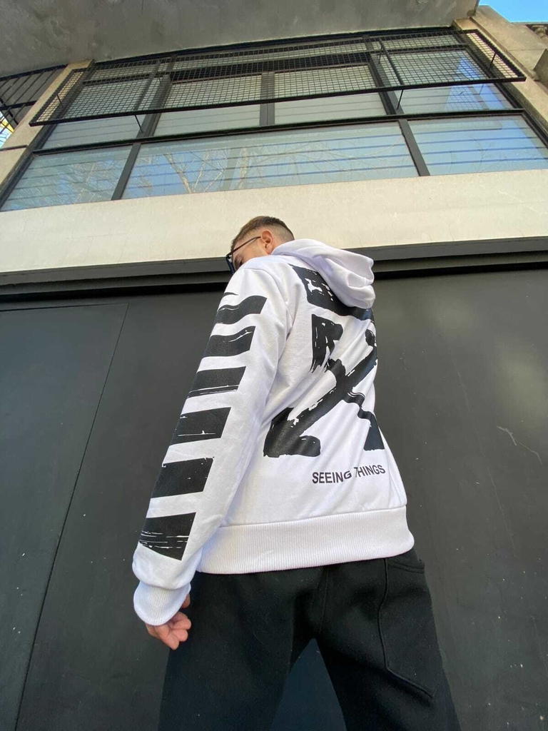 Hoodie Off White Blanco - Comprar en 