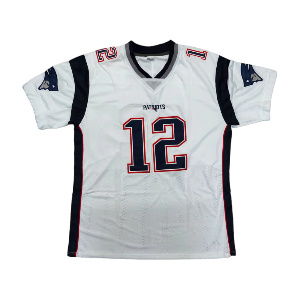 Camiseta Casaca NFL New England Patriots 12 Brady