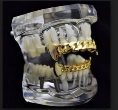 Parrilla para dientes Grillz "Double chain" - comprar online