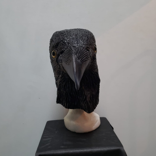 Mascara De Latex Cuervo Pajaro Disfraz Halloween Importadas