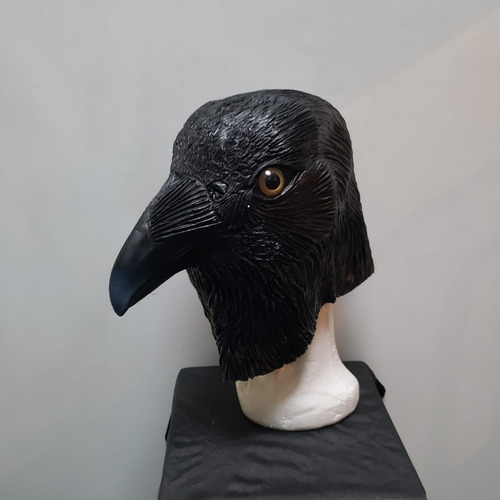 Mascara De Latex Cuervo Pajaro Disfraz Halloween Importadas