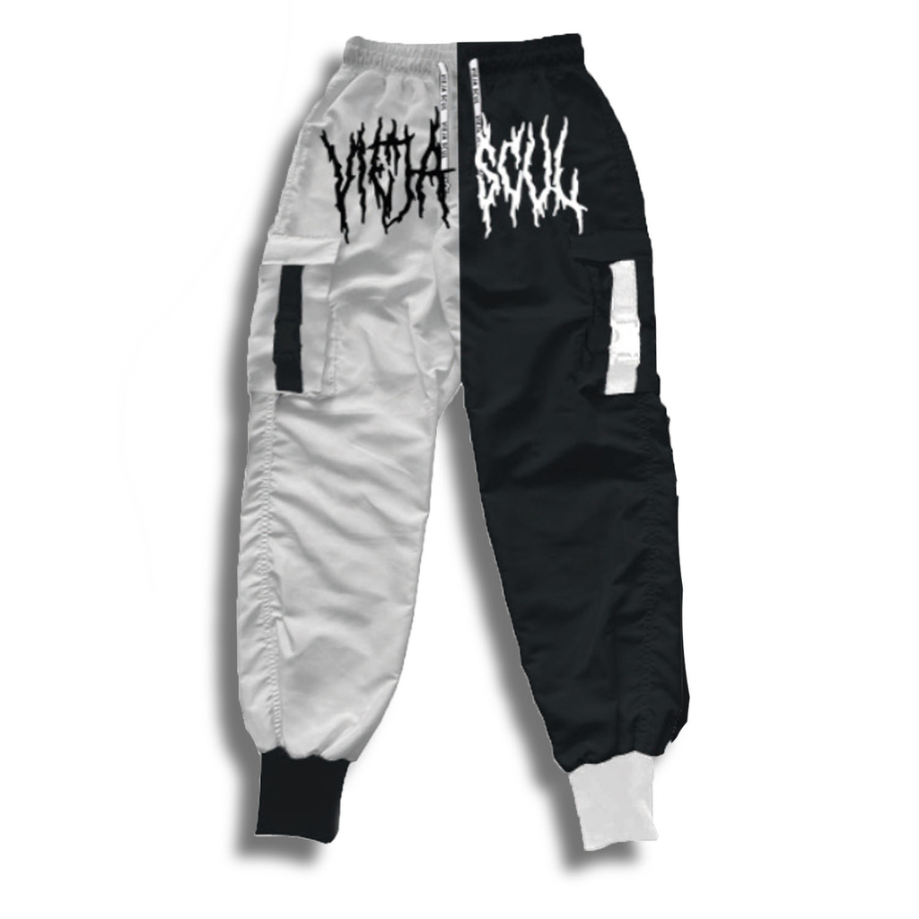Pantalon Cargo Sire Hype Trap Black \u0026 White