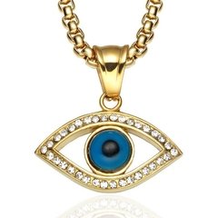 Cadena con Dije Iced Chain Ojo de Horus N°2