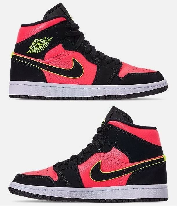 Zapatillas Nike Air Jordan 1 Mid Fluo - KITCH TECH