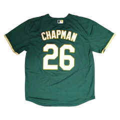 Camiseta Casaca Baseball Mlb Oakland Athletics 26 Chapman - comprar online