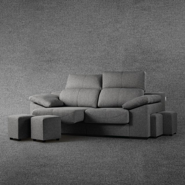 Sillón Sofa Paris 3 Cuerpos 210cm Valenziana Oslo