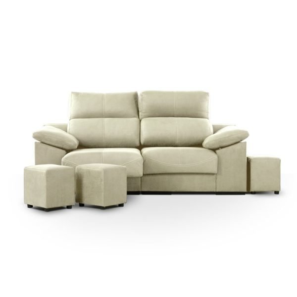 Sillón Sofa Paris 3 Cuerpos 210cm Valenziana Oslo