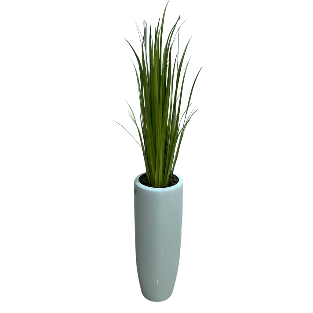 Vaso de chão com planta