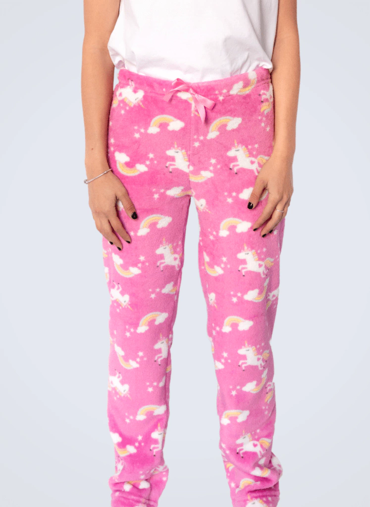 Pantalon Polar Pijama - Pink Unicorn - Glittup