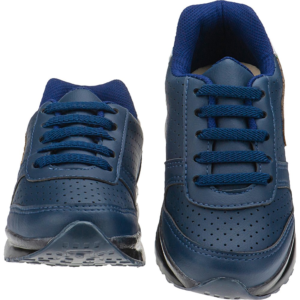 Tenis Infantil Masculino Luzinha Led MARINHO Club Happy 22.017-004