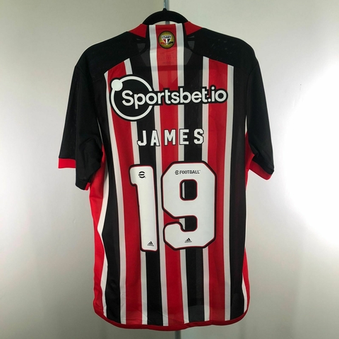 Sao Paulo Home Soccer JAMES #19 Jersey Shirt - 2023 2024 Adidas Brazil