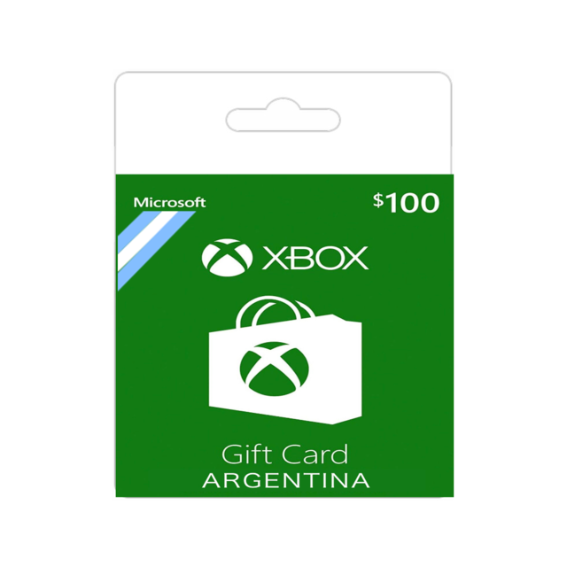 Tarjeta Xbox Live Argentina 100 Pesos para cuentas de región Argentin