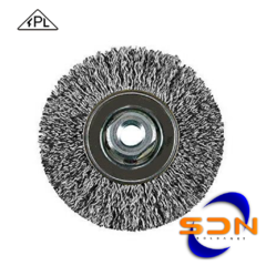 Cepillo FPL Circular Rizado High Speed Inox Diam. 150 Eje 22 (RE4617)