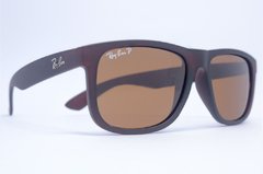 Óculos de Sol JUSTIN Marrom/Marrom Polarizado RB4165 na internet