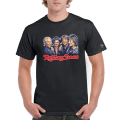 Rolling Stones. Juntos. Remera de algodón peinado premium!