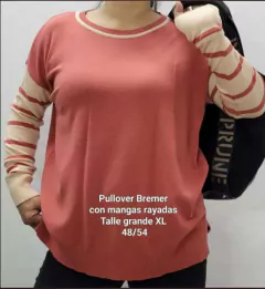 Pullover Bremer con mangas rayadas - Pilar Prada 