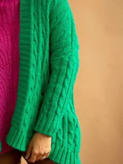 Sweater ancho con bolsillos - comprar online