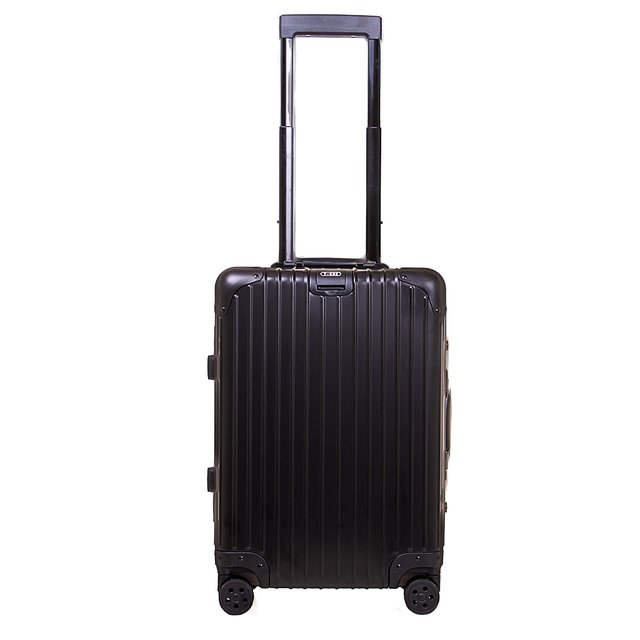Valija de Cabina de Aluminio Rigida 4 Ruedas (BLACK)