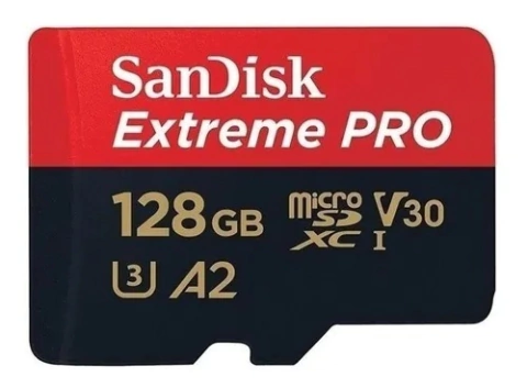 Cartão De Memória Sandisk 128gb Extreme Pro Micro Sd 170mb/s