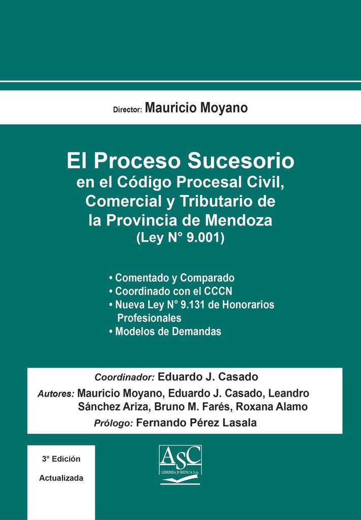 El proceso sucesorio en el Código Procesal Civil Comercial y Tributario de  Mendoza