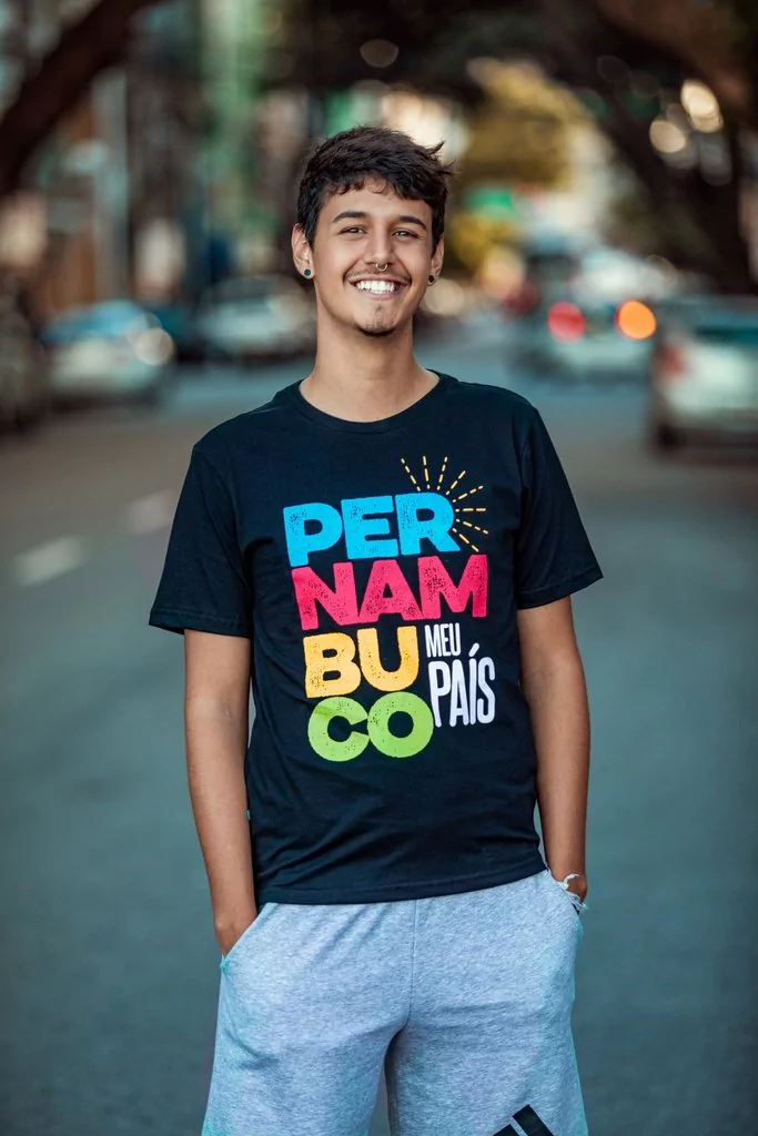 Camisa Pernambuco Meu País (Preta) - Recife Ordinário