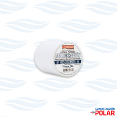 Cinta de PVC sin adhesivo TACSA blanca 7 cm X 20 mts - comprar online