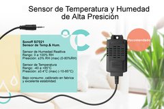 Sensor de Temperatura y Humedad SONOFF Mod Si7021 - tienda online