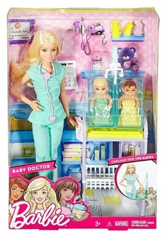 Barbie Baby Doctor Playset - Career doll - comprar online