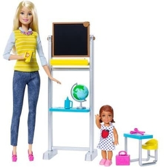 Barbie Teacher/Professora Playset Loira 2018 - Career doll