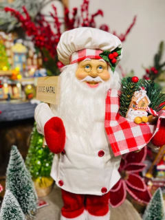 Papai Noel confeiteiro 45cm - comprar online