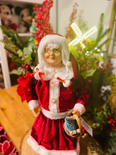 Mamãe noel Decorativa 45cm - Decora Encanta 