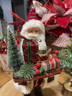 Papai Noel c/ presentes 30cm - comprar online