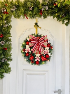 Guirlanda De Natal C/ Fofuras E Led Estrela 45cm (30)