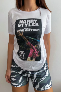 Remera Harry Styles (Blanca)