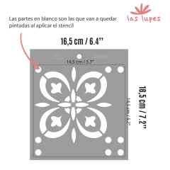 STENCIL CALCAREO STNC028 - LasLupess