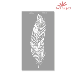 DECO STENCIL PLUMA BOHO STNL044Q - comprar online