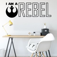 Adesivo De Parede I am a Rebel - Grupo Estrutura Ideias Criativas