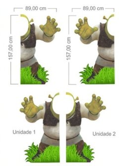 Display Totem Decorativo Moldura Shrek Estrutura Festas - comprar online
