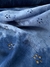 Tecido Lasie Bordada Tie Dye Azul - L27 - loja online